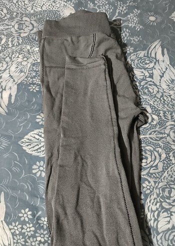 Gri Kumaş Kadın tayt - Görsel 3