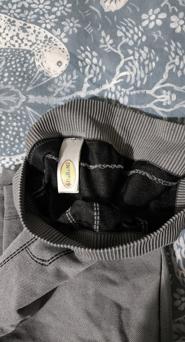 Gri Kumaş Kadın tayt - Görsel 2