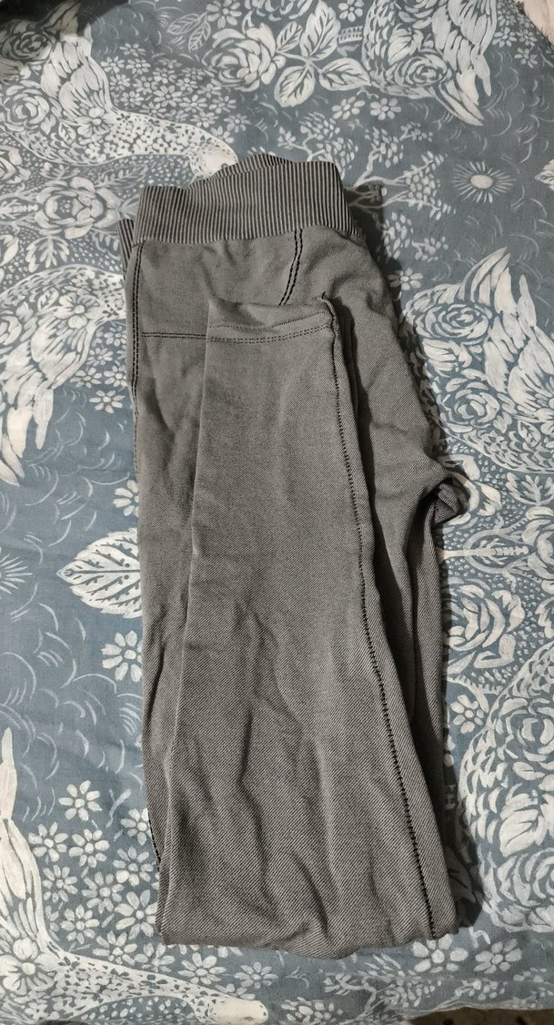 Gri Kumaş Kadın tayt - Görsel 3