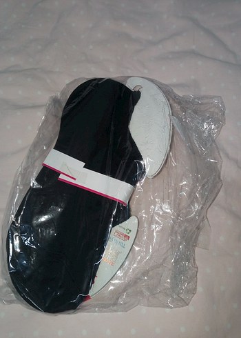 Kız Çocuk Siyah Babet Çorap - Görsel 2