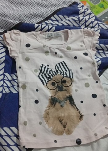 Kız Çocuk Beyaz Uzun Kollu Fırfırlı Tişört - Görsel 4