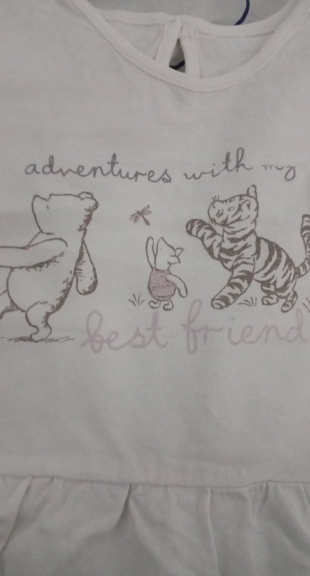 Kız Çocuk Beyaz Uzun Kollu Fırfırlı Tişört - Görsel 2