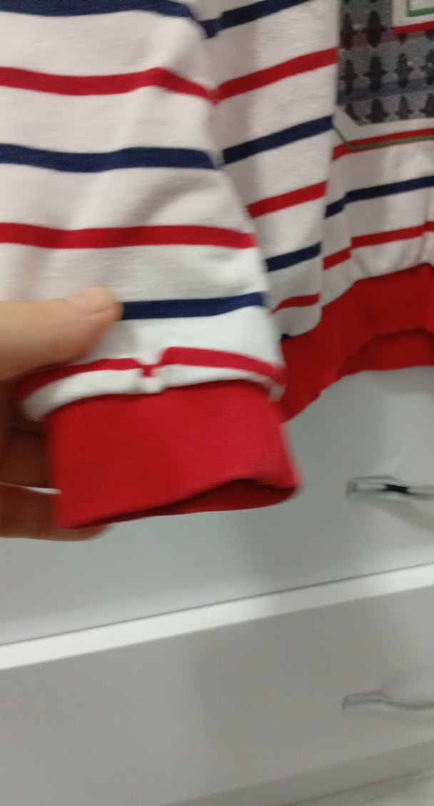 Renkli Çizgili Erkek Çocuk Sweatshirt - Görsel 2