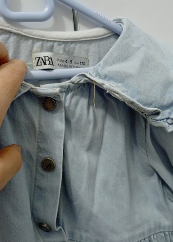 Kız Çocuk zara kot Elbise - Görsel 3