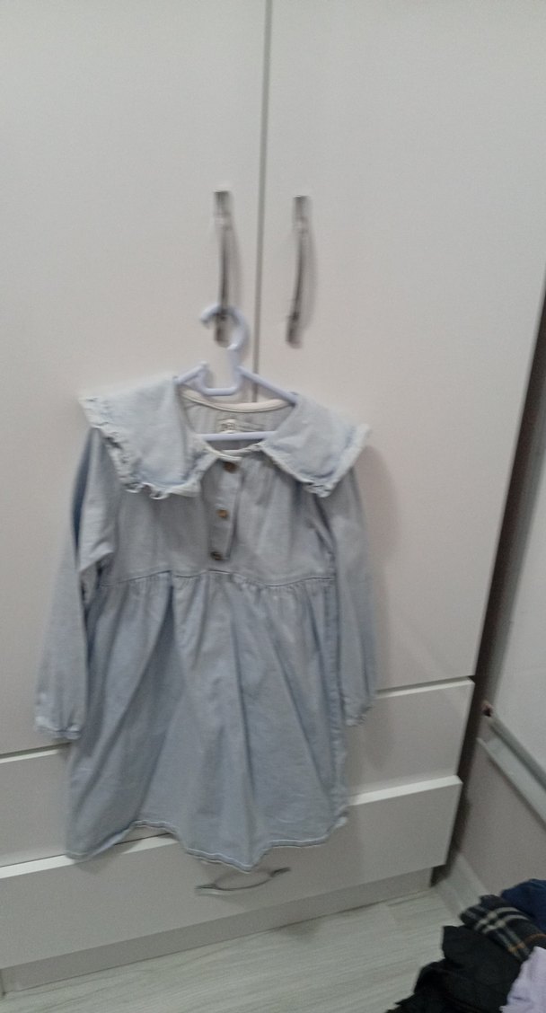 Kız Çocuk zara kot Elbise - Görsel 5