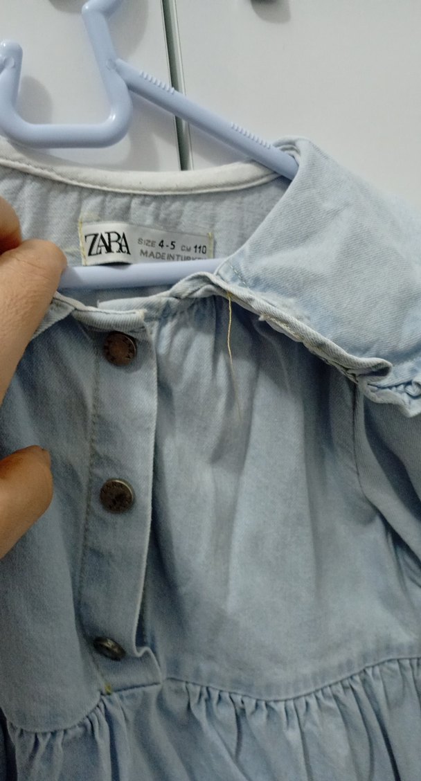 Kız Çocuk zara kot Elbise - Görsel 3