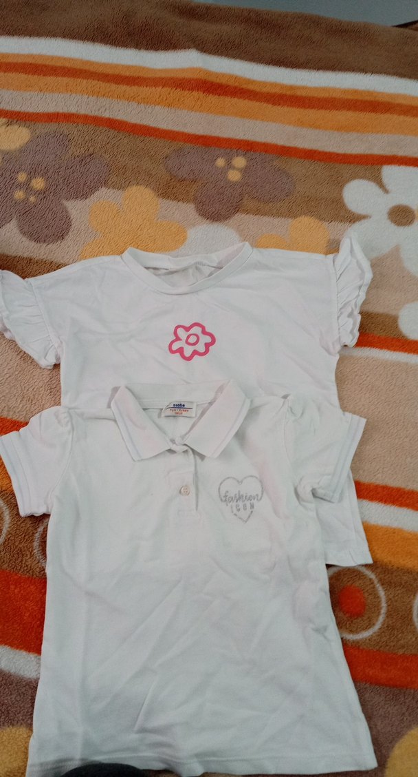 Erkek Çocuk Beyaz Kısa Kollu Polo Tişört - Görsel 2