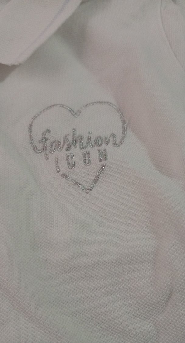 Erkek Çocuk Beyaz Kısa Kollu Polo Tişört - Görsel 3