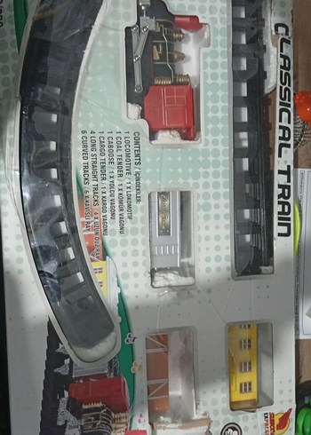 oyuncak tren seti classical train oyuncak (14 parça) - Görsel 8