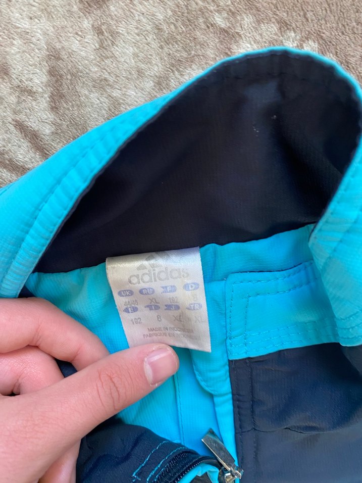 Mavi Adidas bomber - Görsel 2