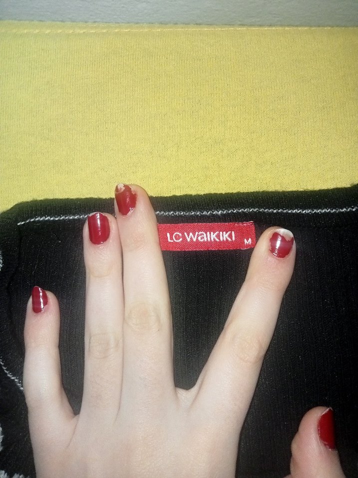 Uzun Siyah Kadın Gotik Triko Elbise - Görsel 3