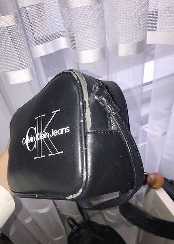 Kadın Siyah Deri Çapraz Askılı Çanta - Görsel 3