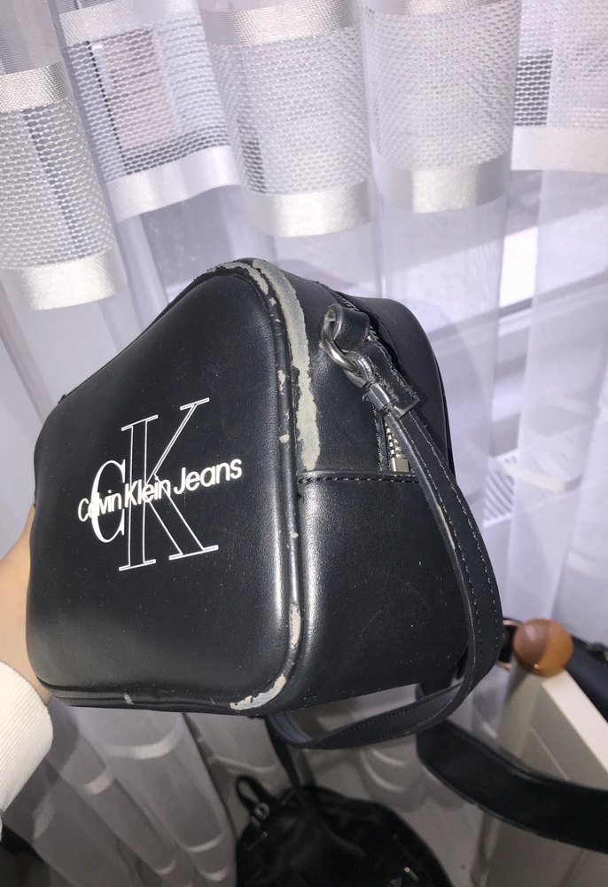 Kadın Siyah Deri Çapraz Askılı Çanta - Görsel 3