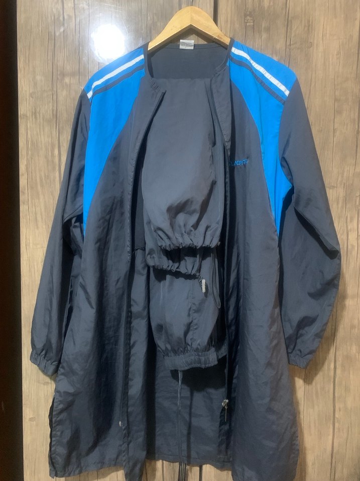 Gri-Mavi kadın haşema - Görsel 2