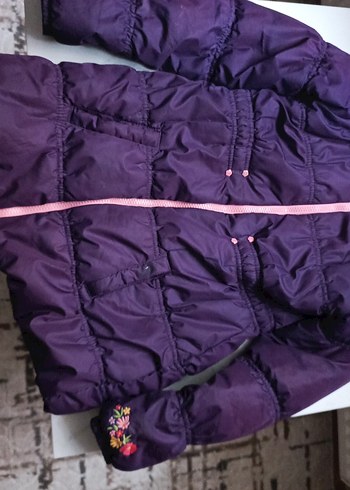 Kız Çocuk Pembe Fermuarlı Sweatshirt - Görsel 3