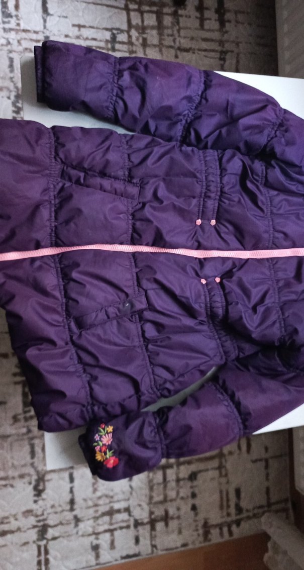 Kız Çocuk Pembe Fermuarlı Sweatshirt - Görsel 3