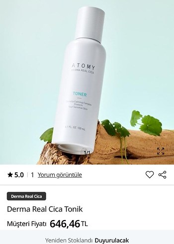 Atomy Derma Real Cica El Kremi 50 ml - Görsel 5