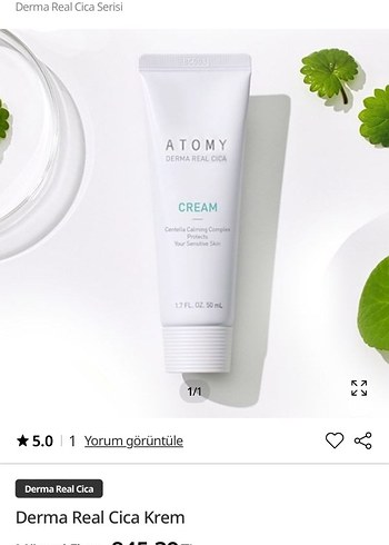 Atomy Derma Real Cica El Kremi 50 ml - Görsel 2