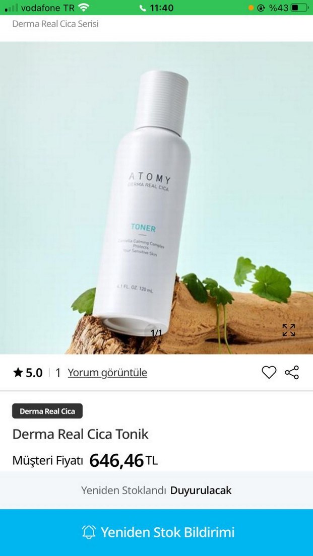 Atomy Derma Real Cica El Kremi 50 ml - Görsel 5