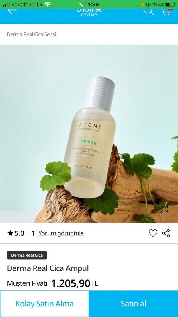 Atomy Derma Real Cica El Kremi 50 ml - Görsel 3