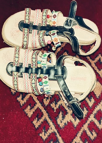 Kız Çocuk Pembe Spor Ayakkabı Velcro - Görsel 4