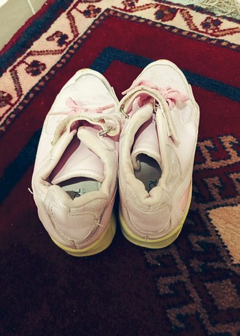 Kız Çocuk Pembe Spor Ayakkabı Velcro - Görsel 2