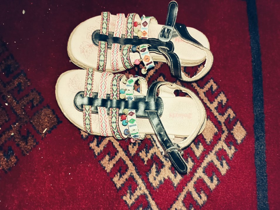 Kız Çocuk Pembe Spor Ayakkabı Velcro - Görsel 4