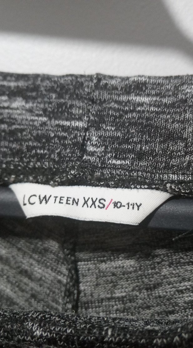 Gri Kadın Spor Tayt, Esnek ve Midi Boy - Görsel 2