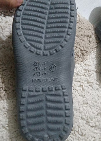 Gri Erkek Ev Terliği Velcro Ayarlı - Görsel 3