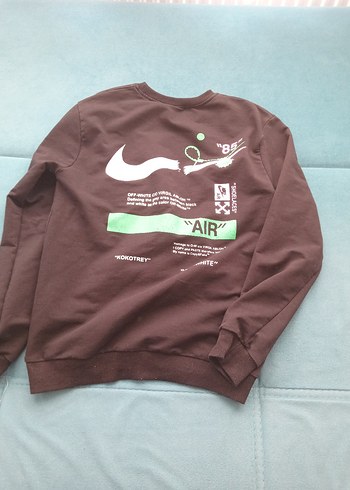 Nike Kahverengi Spor Sweatshirt