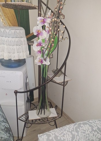 Beyaz Metal Spiral Raf Ünitesi - Görsel 3