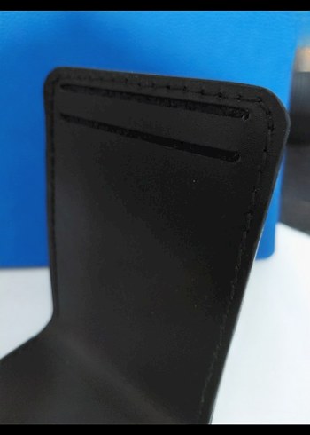 Siyah Minimalist Erkek Cüzdan - Görsel 4