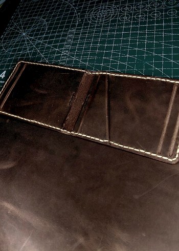 Hakiki Deri El Yapımı Cüzdan - Görsel 6