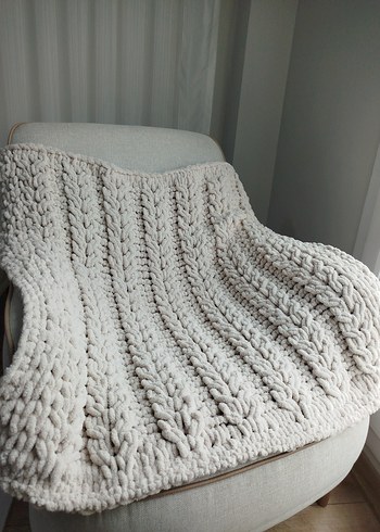 Puffy Örgü Çocuk Battaniyesi - Görsel 2