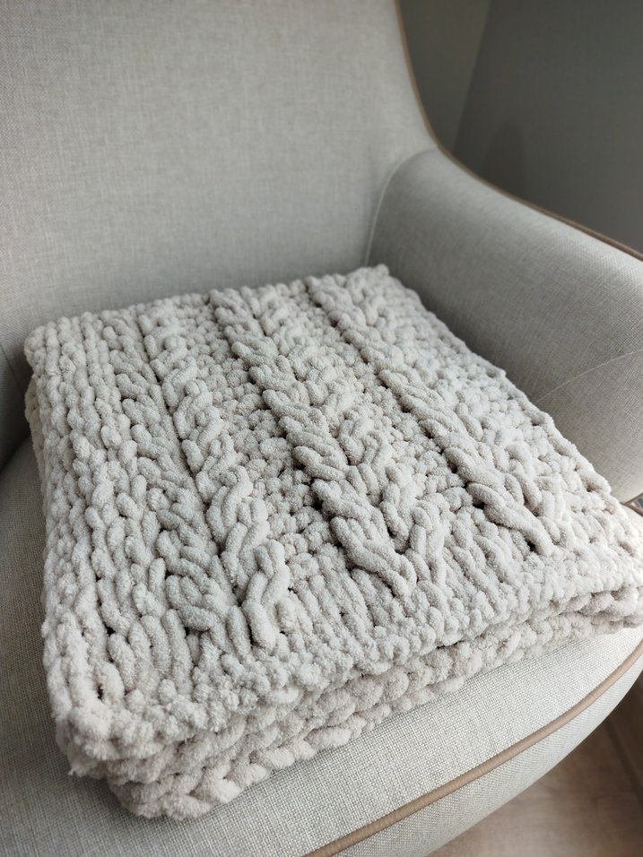 Puffy Örgü Çocuk Battaniyesi - Görsel 3