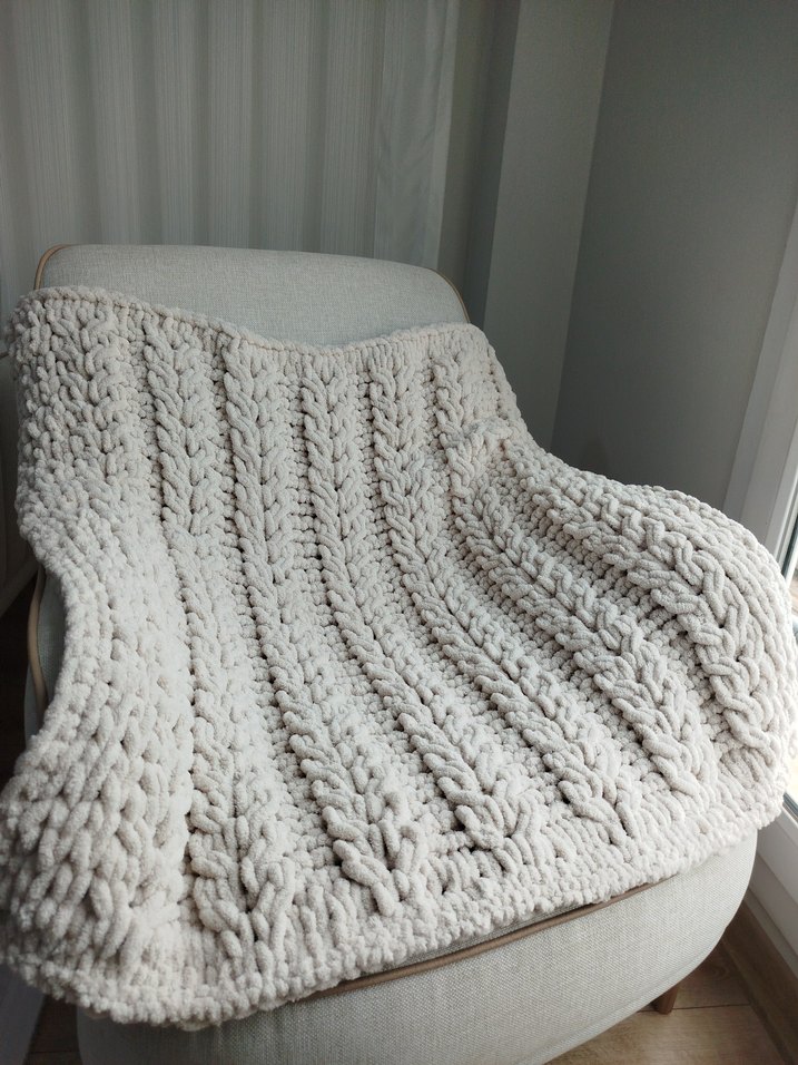 Puffy Örgü Çocuk Battaniyesi - Görsel 2