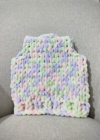 Bebek Pastel Renkli puffy Yelek - Görsel 4