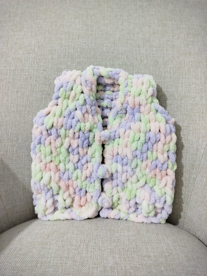 Bebek Pastel Renkli puffy Yelek - Görsel 3