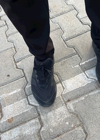 Siyah Bağcıklı Erkek Outdoor Spor Ayakkabı - Görsel 3