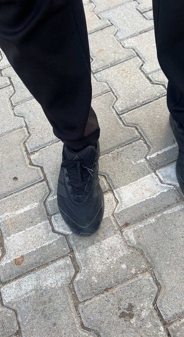 Siyah Bağcıklı Erkek Outdoor Spor Ayakkabı - Görsel 3