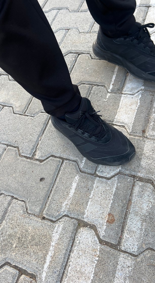 Siyah Bağcıklı Erkek Outdoor Spor Ayakkabı - Görsel 2