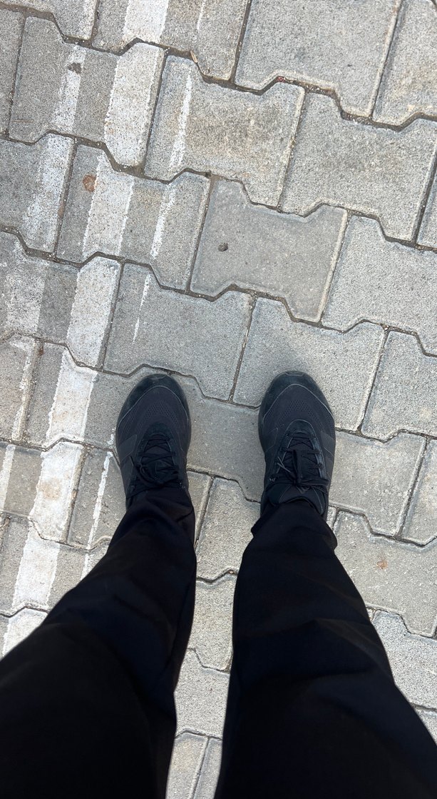 Siyah Bağcıklı Erkek Outdoor Spor Ayakkabı - Görsel 5