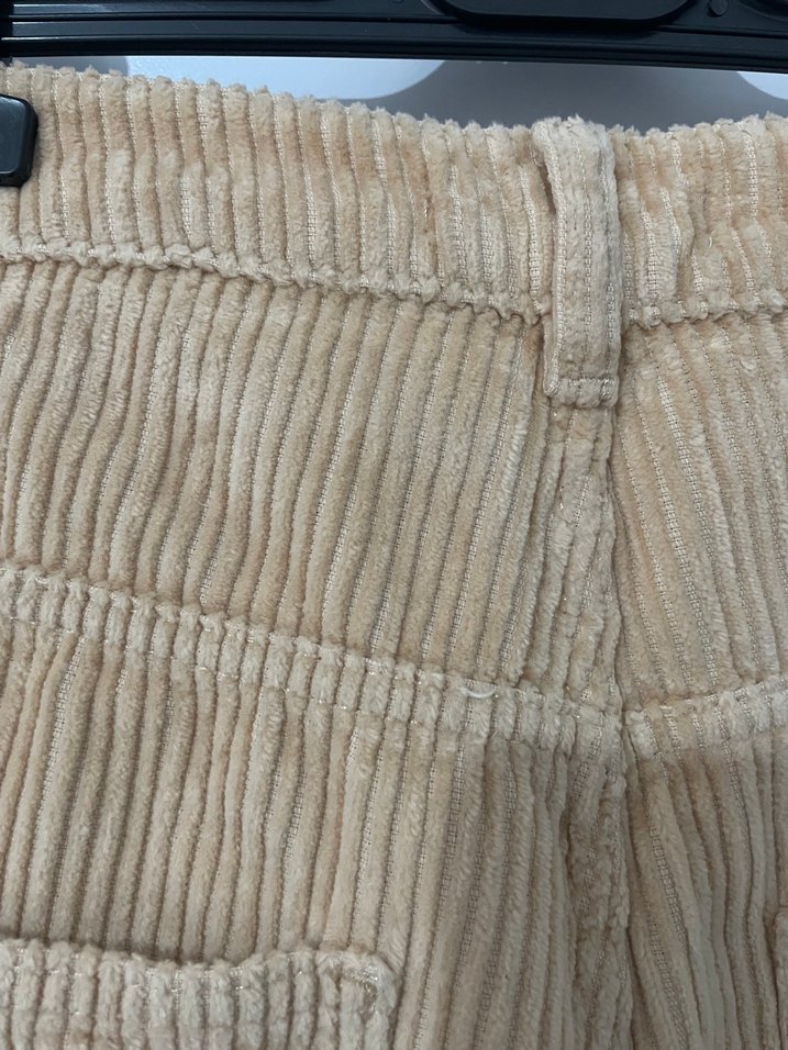 Yargıcı Bej Fitilli Keten Pantolon — görsel 9/10