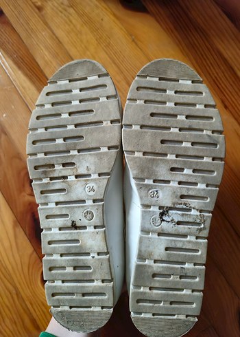 Kız Çocuk Beyaz Fiyonklu Babet Ayakkabı - Görsel 4