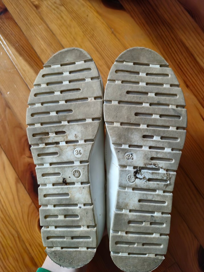 Kız Çocuk Beyaz Fiyonklu Babet Ayakkabı - Görsel 4