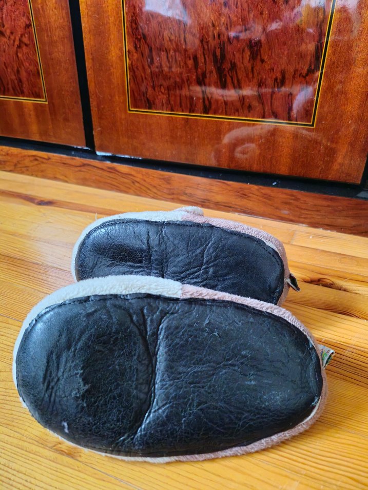 Kız Çocuk Kahverengi Tavşanlı Ev Terliği - Görsel 5