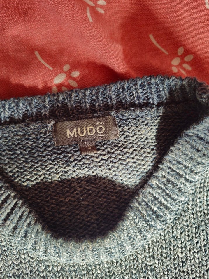 Gri Kadın Kazak, Bisiklet Yaka, Uzun Kollu - Görsel 3