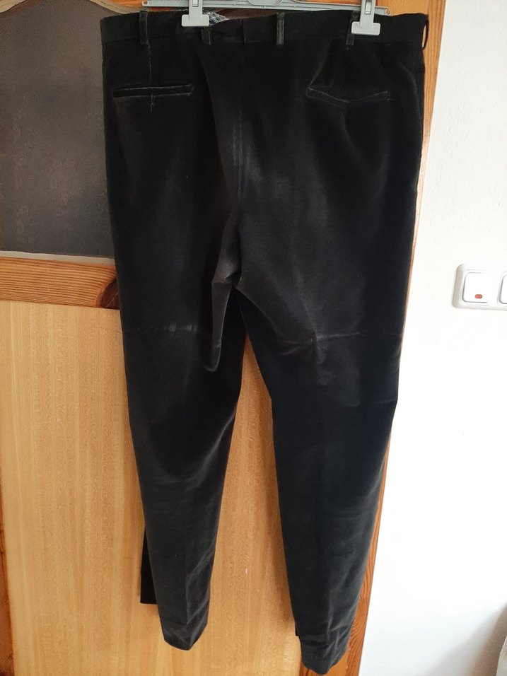 Siyah Erkek Kemerli Pantolon - Görsel 2