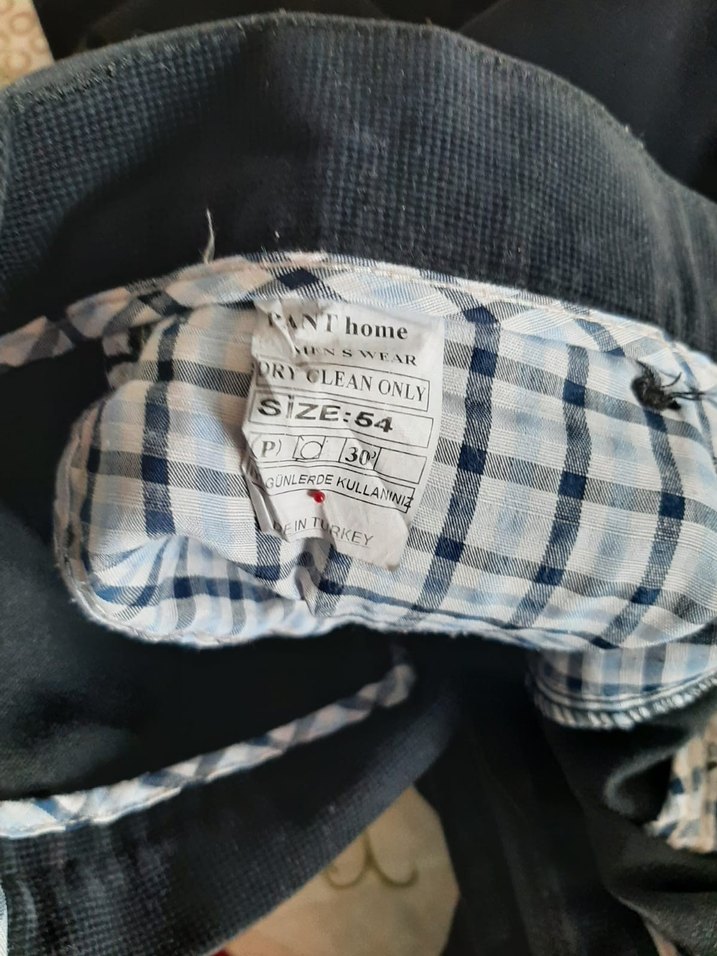 Siyah Süet Erkek Pantolon - Görsel 3