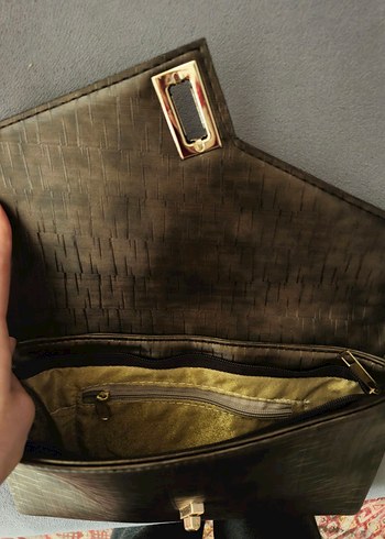 Kahverengi Desenli Kadın Çanta - Görsel 3